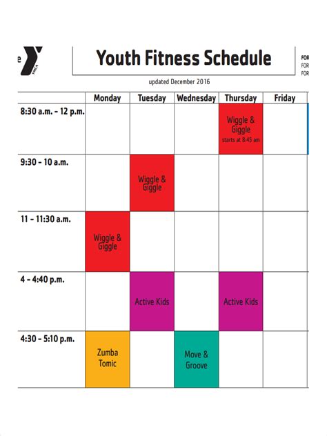 lv fit schedule